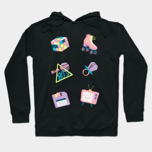 Made in the 80's - Retro Nostalgic 80's Style - 80's Aesthetic Hoodie